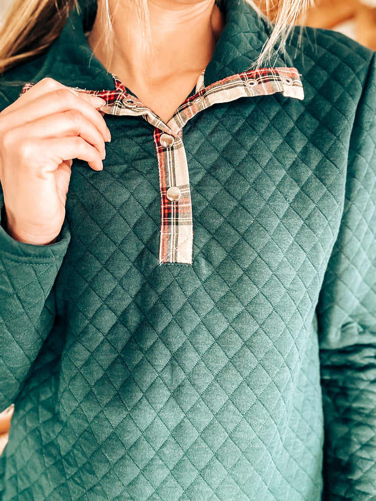 Christmas Plaid Pullover Sweater