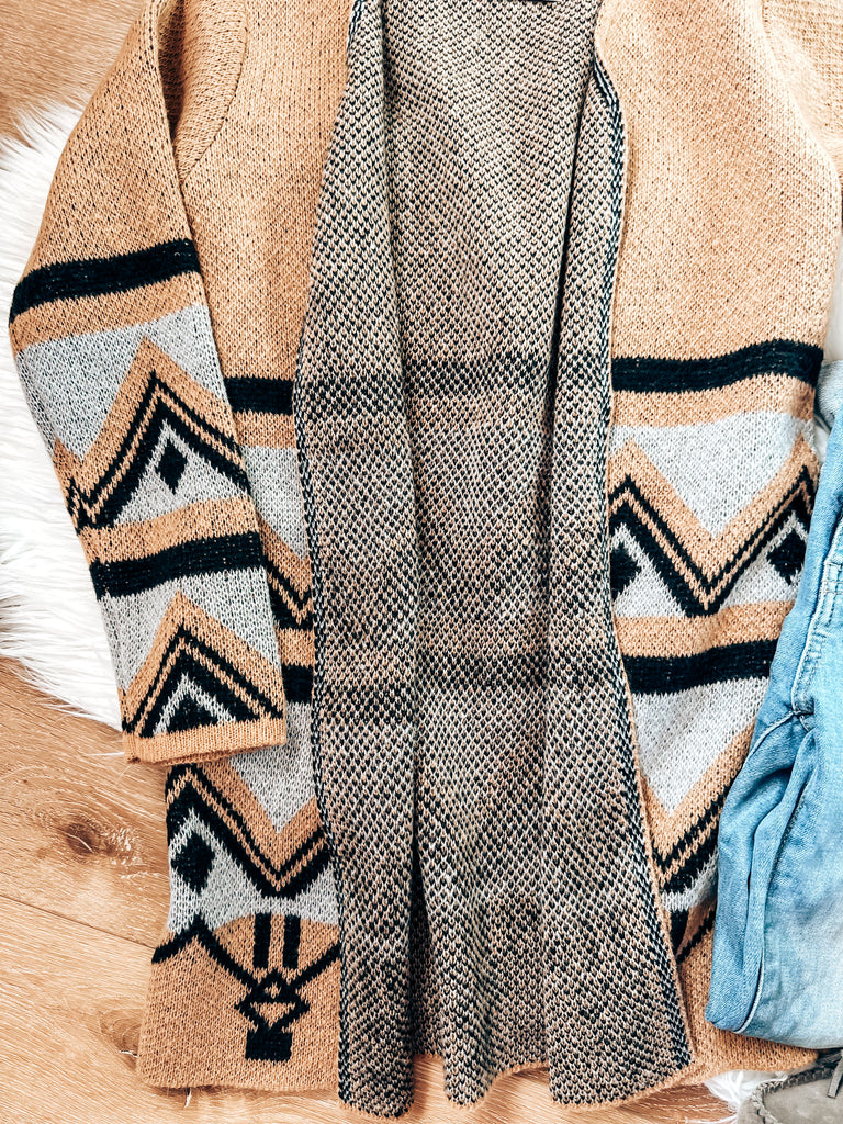 Jacquard Aztec Cardigan