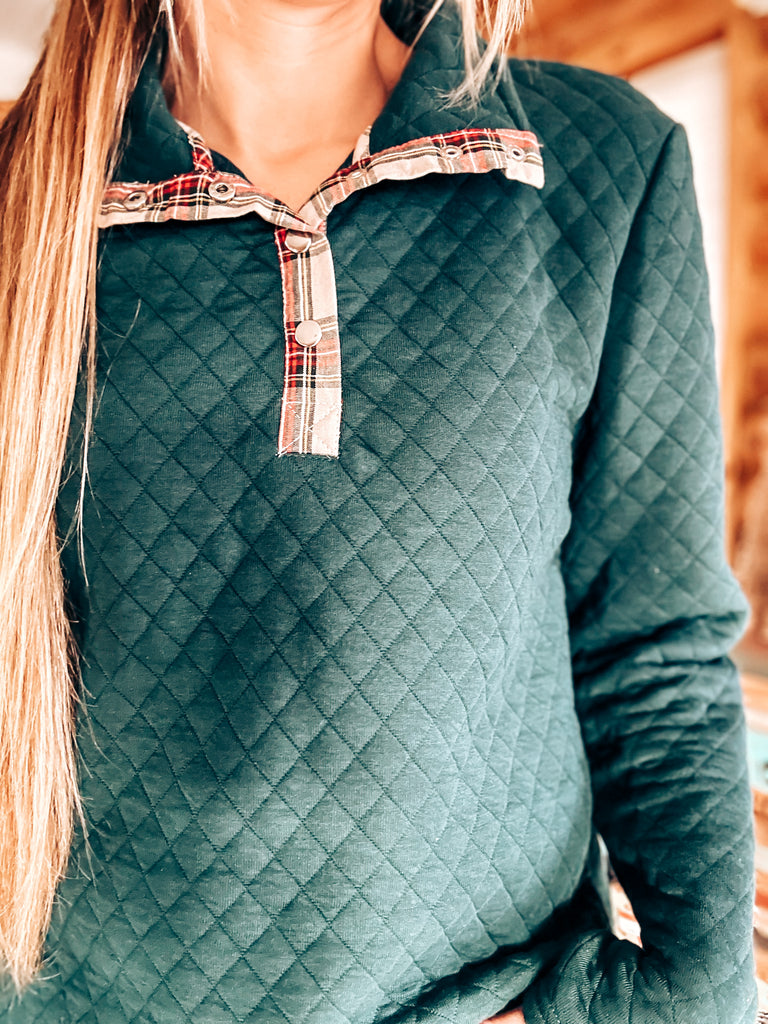 Christmas Plaid Pullover Sweater