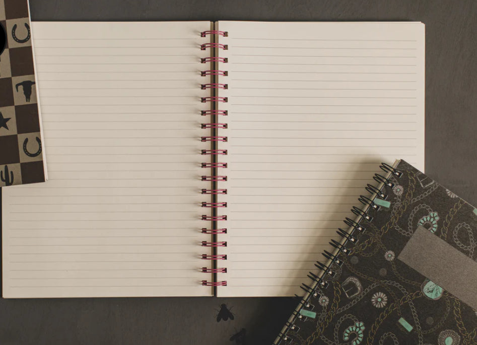 Noteworthy Notebook - Checkered Print