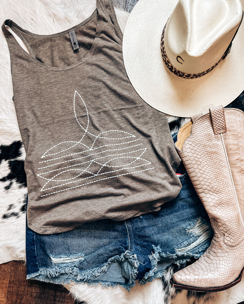 Boot Stitch Tank Top