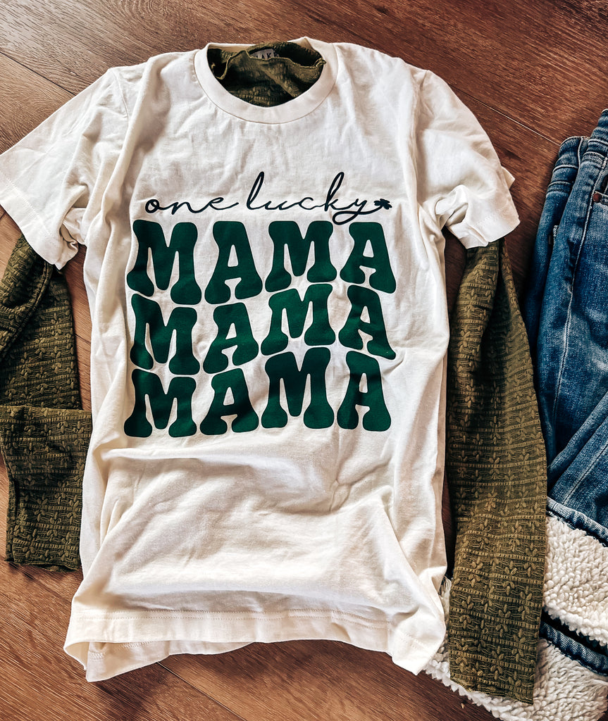 One Lucky Mama Tee