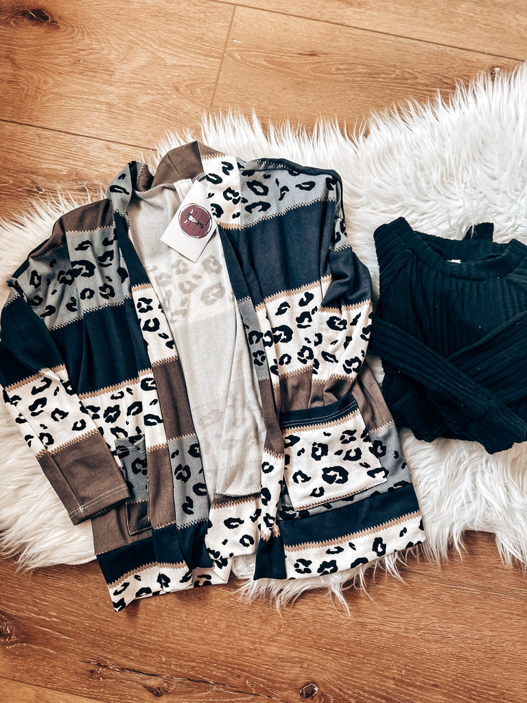 Kids Leopard Cardigan