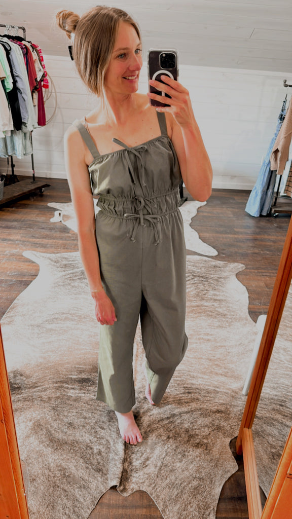 Olive Green Jumpsuit