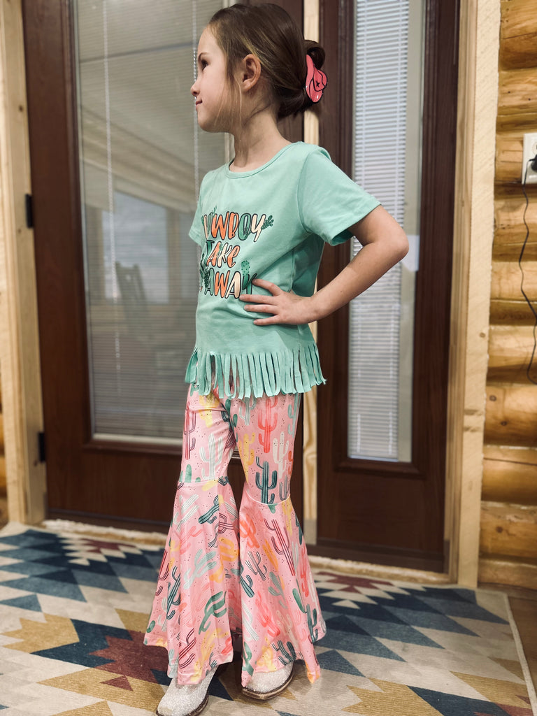 Kids Fringe Graphic Tee w/ Cactus Bells