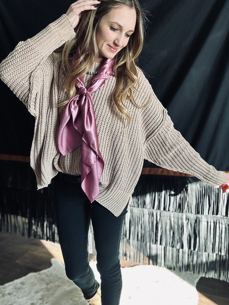 Cozy Vibes Oversized Sweater