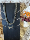 Layered Concho Necklace