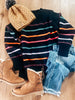 Colorful Striped Sweater