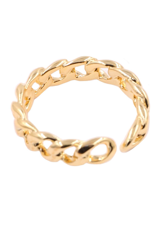 Brass Metal Linked Ring