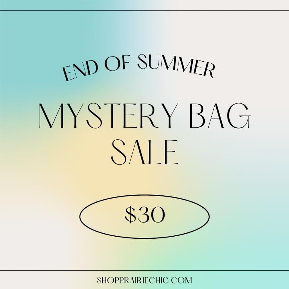 End of Summer Mystery Bag Sale
