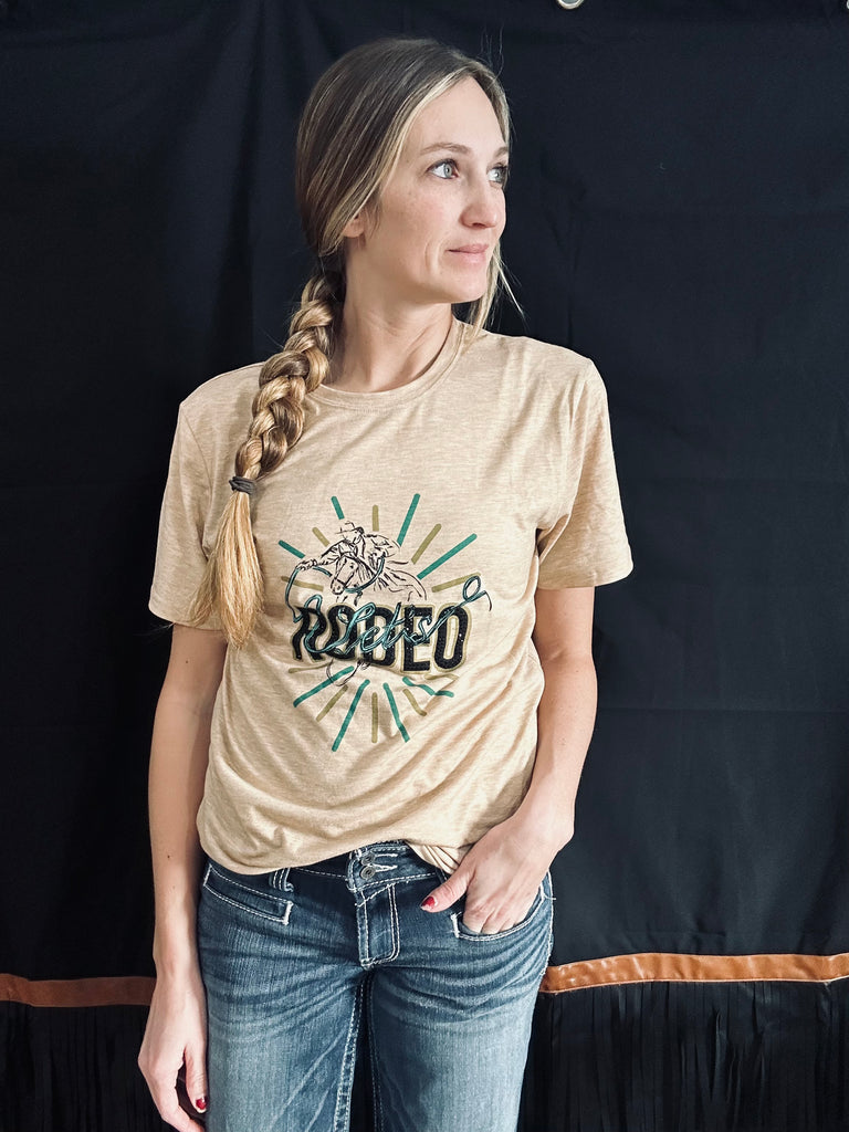 Lets Rodeo Bling Graphic Tee