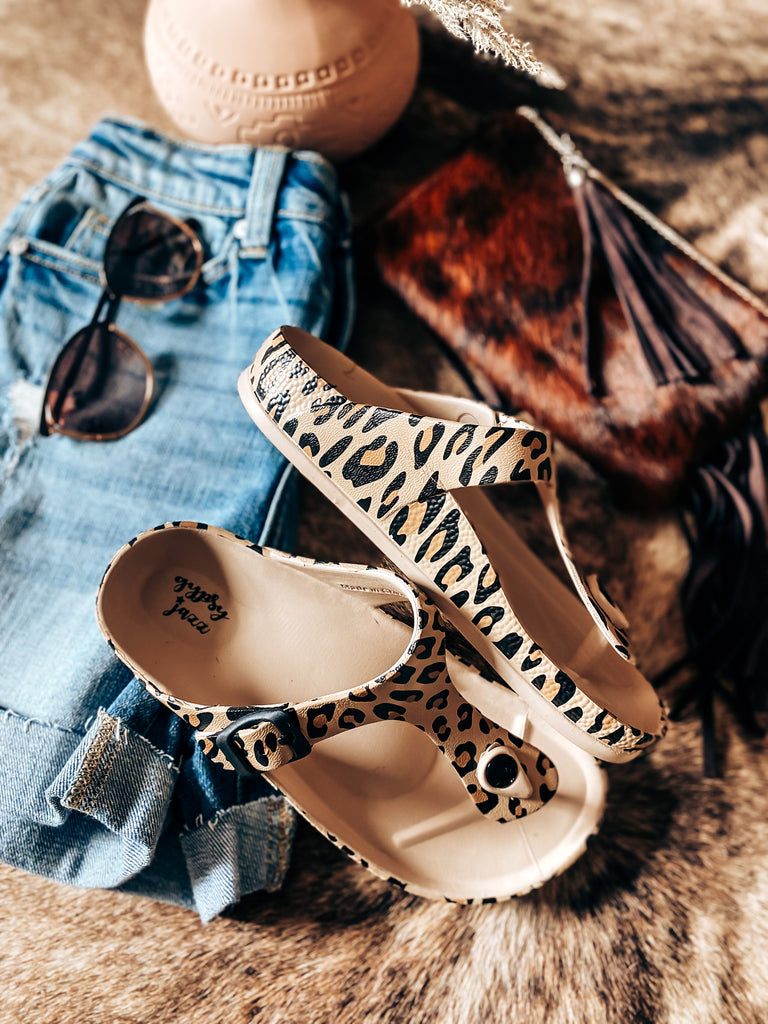 Madrid Leopard Sandal