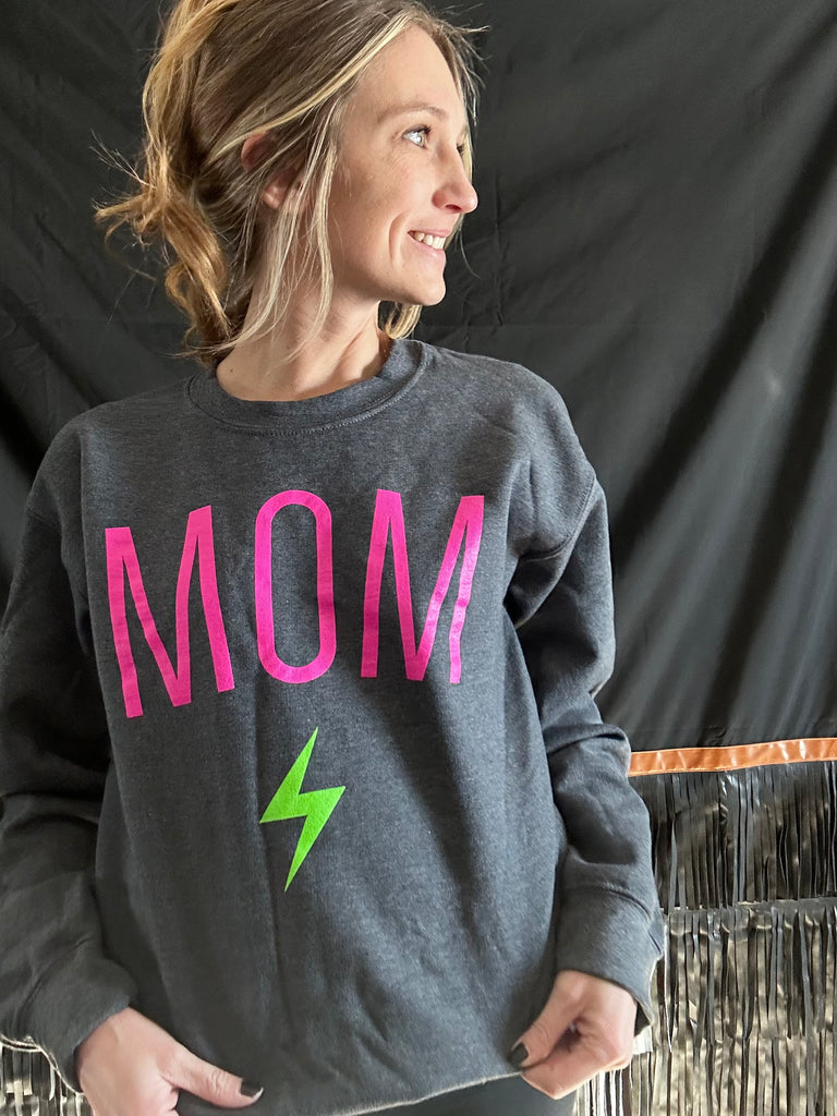 Mom Rocks Crewneck Sweatshirt